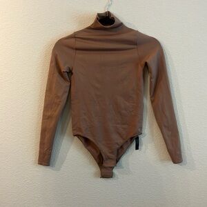 SKIMS long sleeve body suit with high neck!